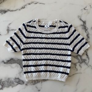 NWT 🔥 Aerie short-sleeve striped sweater